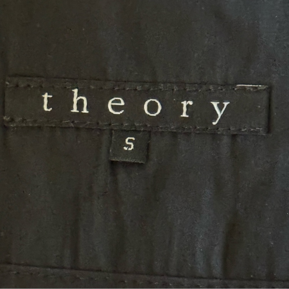 Theory Cropped Belted Blazer - Picture 16 of 16